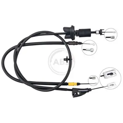 Cable de accionamiento, freno de estacionamiento A.B.S. K18041 Profesional